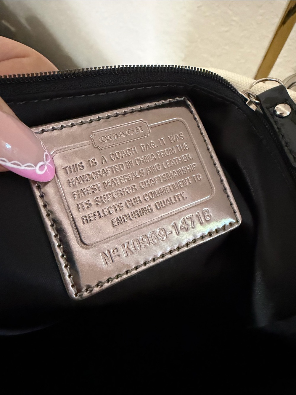 Coach Pepper Graphic Canvas Tote - Picture 13 of 14